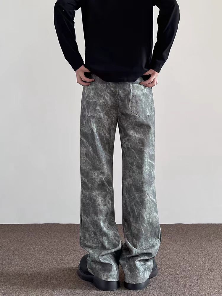 Jean Leaf Camouflage Relaxed-Fit Casual Pants Size US 30 / EU 46 - 4 Thumbnail