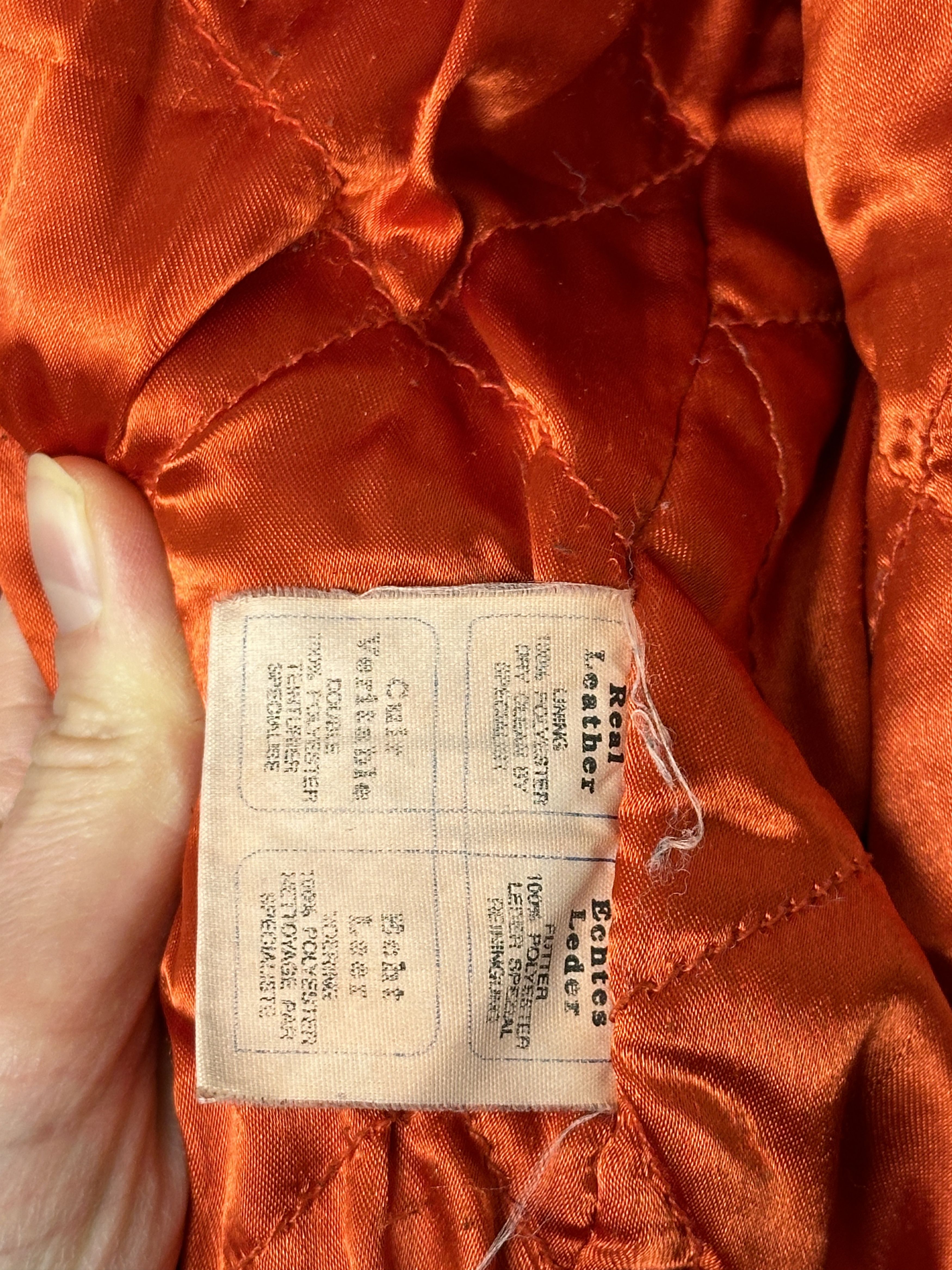 Genuine Leather Genuine Leather Red Bomber Jacket Size US XL / EU 56 / 4 - 11 Thumbnail
