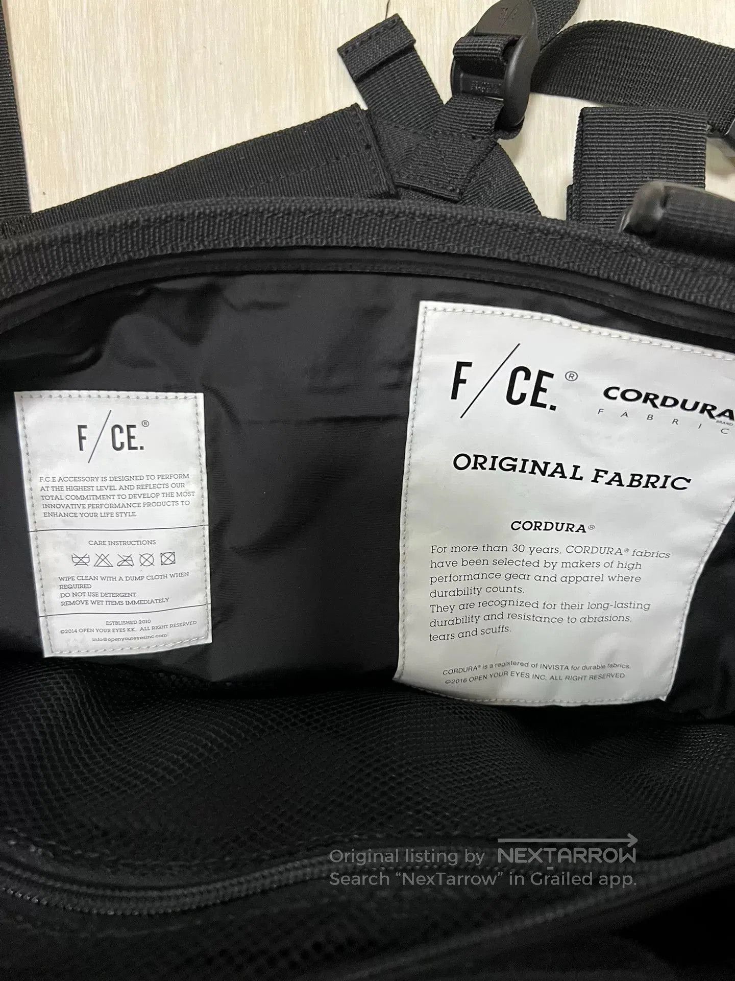 F/CE black utility vest bag from f/ce. Size US M / EU 48-50 / 2 - 9 Thumbnail