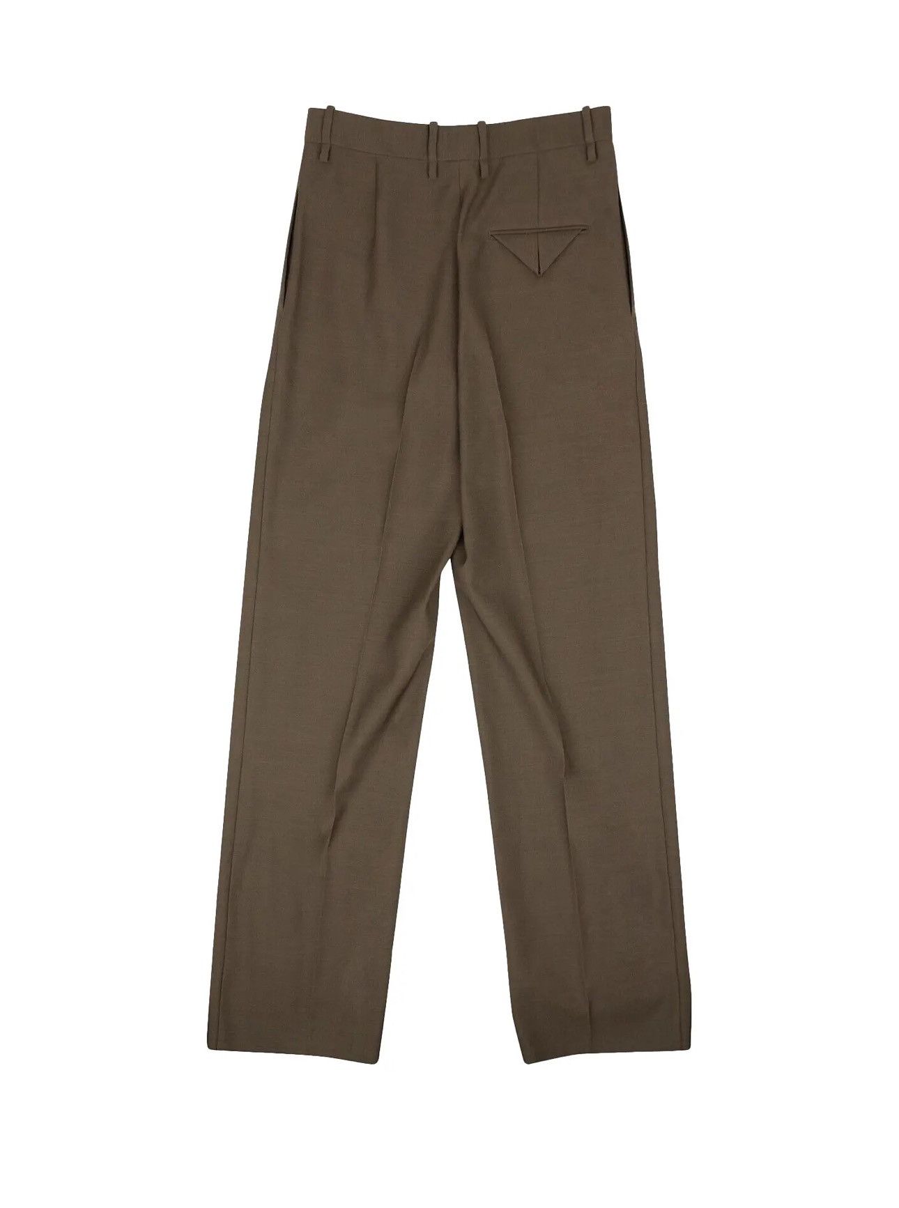 Bottega Veneta Bottega Veneta Travel Straight Leg Pants 'Brown' Size US 36 / EU 52 - 2 Thumbnail