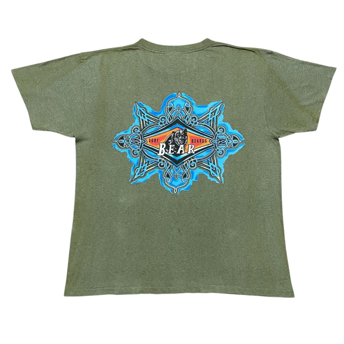 Vintage Rare‼️🔥Vintage Surfboard Bear Single Stitch T-Shirt Size US L / EU 52-54 / 3 - 1 Thumbnail