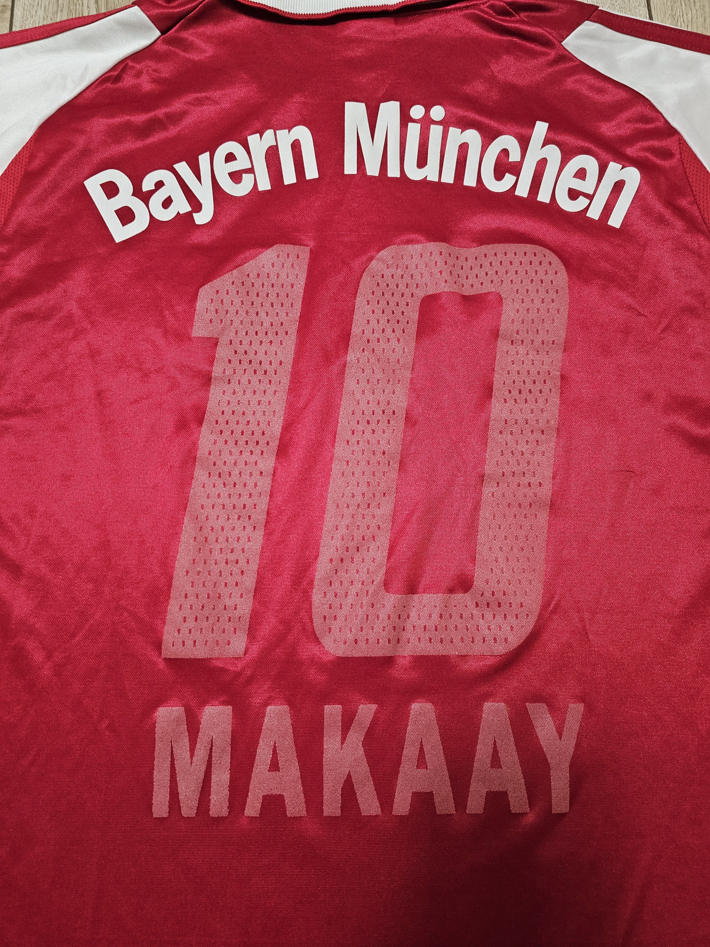 Adidas × Vintage BAYERN MUNICH 2003 2004 HOME MAKAAY FOOTBALL SOCCER JERSEY Size US XL / EU 56 / 4 - 5 Thumbnail