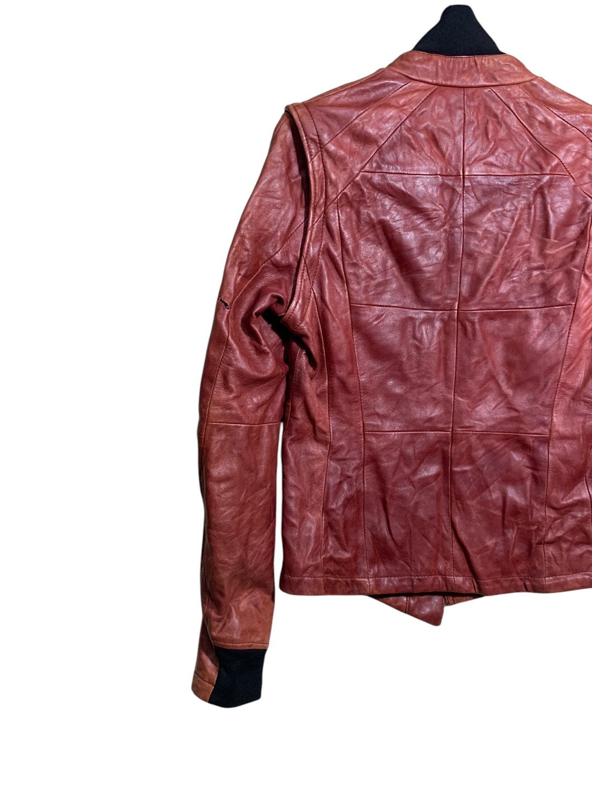 Japanese Brand 🔥GROSBEC SHEEPSKIN LEATHER CONVICTIBLES SLEEVES Size US XL / EU 56 / 4 - 6 Thumbnail