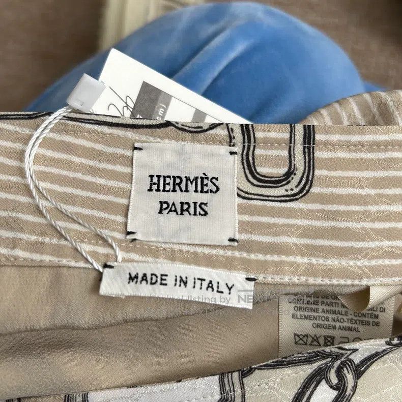 Hermes Hermes Printed Skirt Size 24" / US 00 / IT 34 - 3 Thumbnail