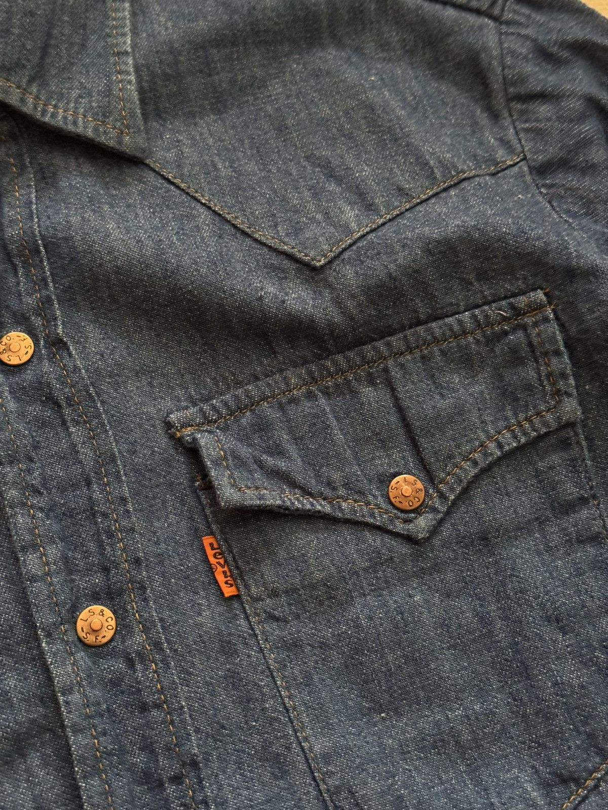 Levi's Vintage 80’s Levi’s Women’s Western Cowboy Jeans Shirt Size L / US 10 / IT 46 - 3 Thumbnail