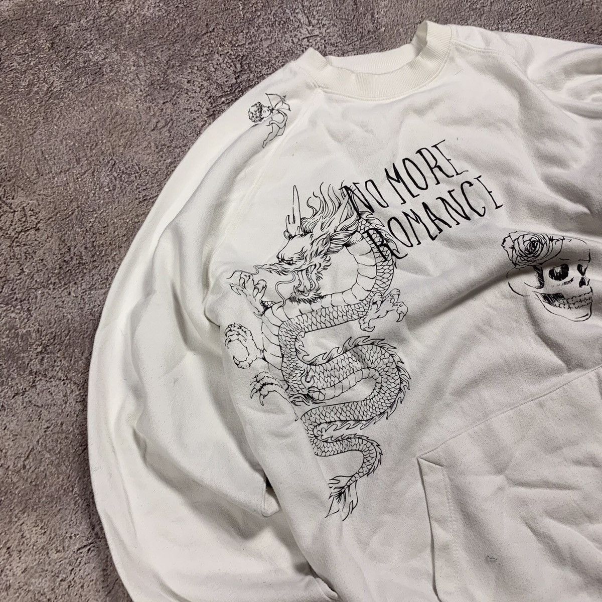 Vintage Vintage Y2K Japanese Sweatshirt No More Romance Streetwear L Size US L / EU 52-54 / 3 - 2 Thumbnail