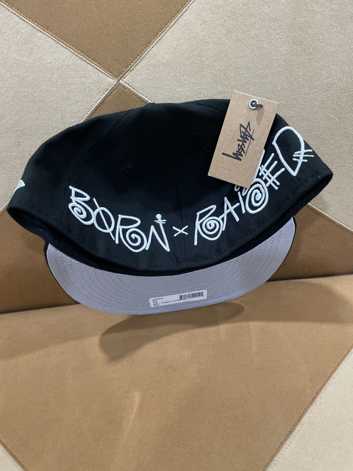 Born X Raised × New Era × Stussy Stussy Born X Raised Black