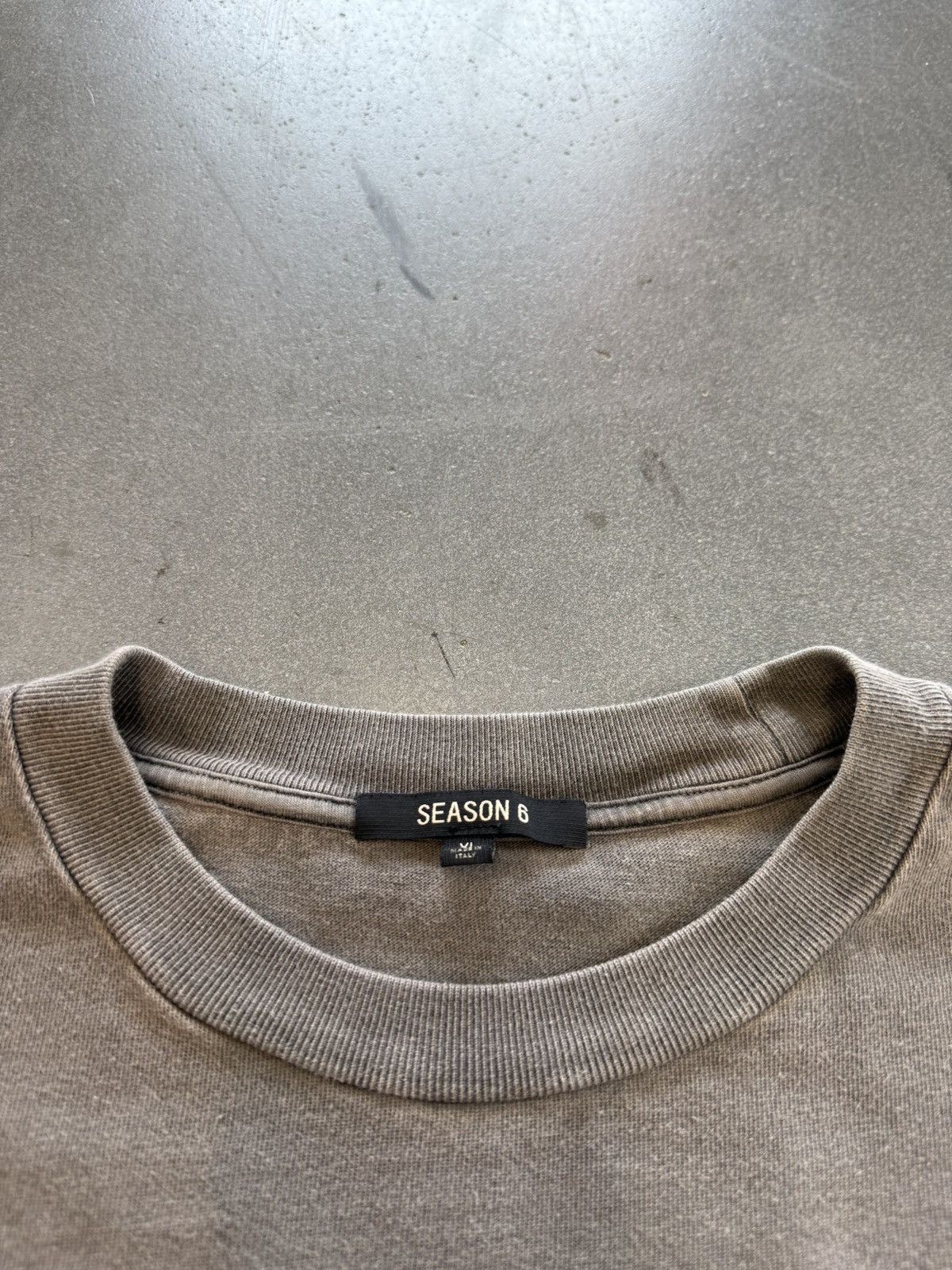 Yeezy Yeezy Season 6 Calabasas Long Sleeve Cropped Shirt Size US XL / EU 56 / 4 - 5 Thumbnail