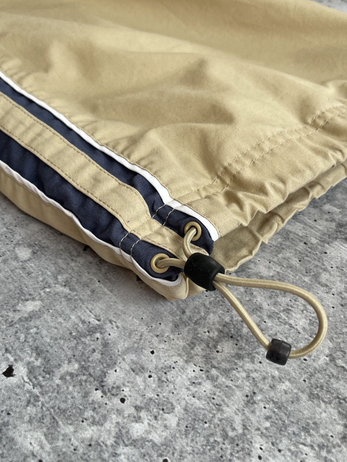 Nike × Vintage Vintage Nike 90s Track Pants Men’s L Beige Striped Baggy Y2K Size US 34 / EU 50 - 4 Thumbnail