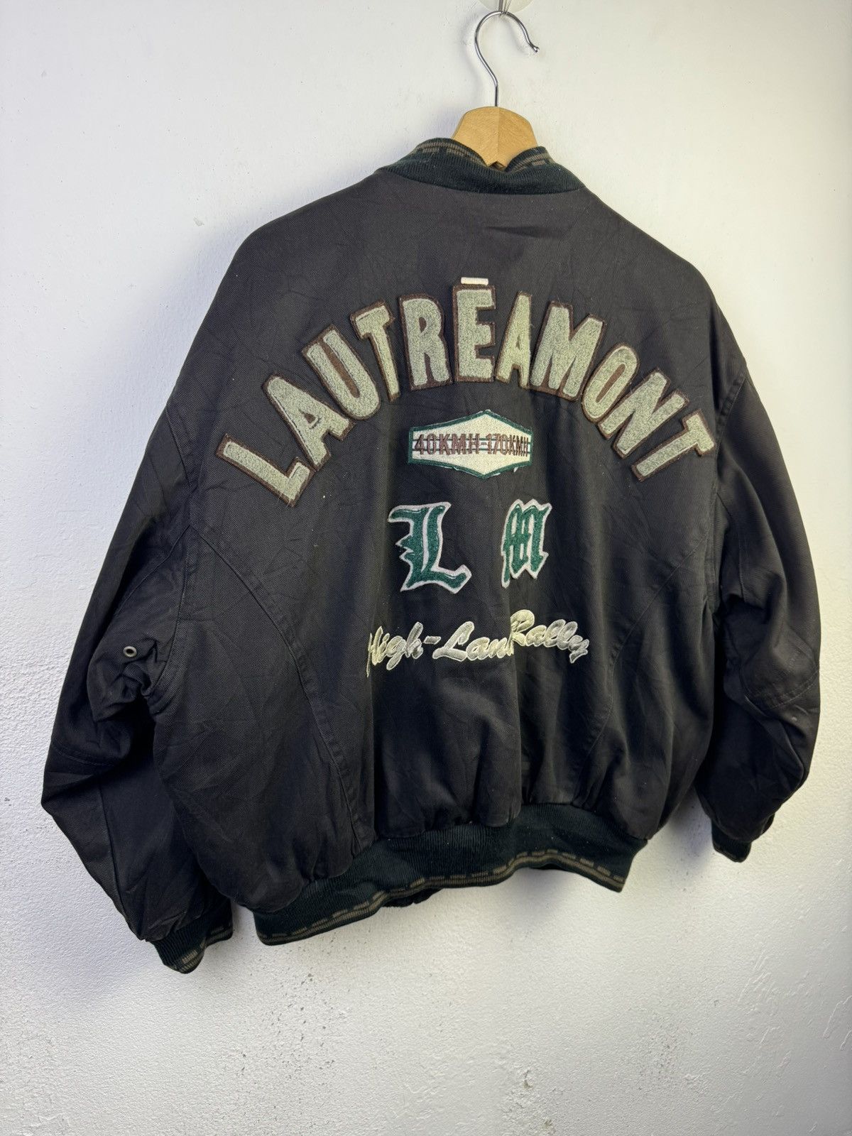 Vintage Lautreamont Bomber Jacket reversable Jacket Size US L / EU 52-54 / 3 - 4 Thumbnail