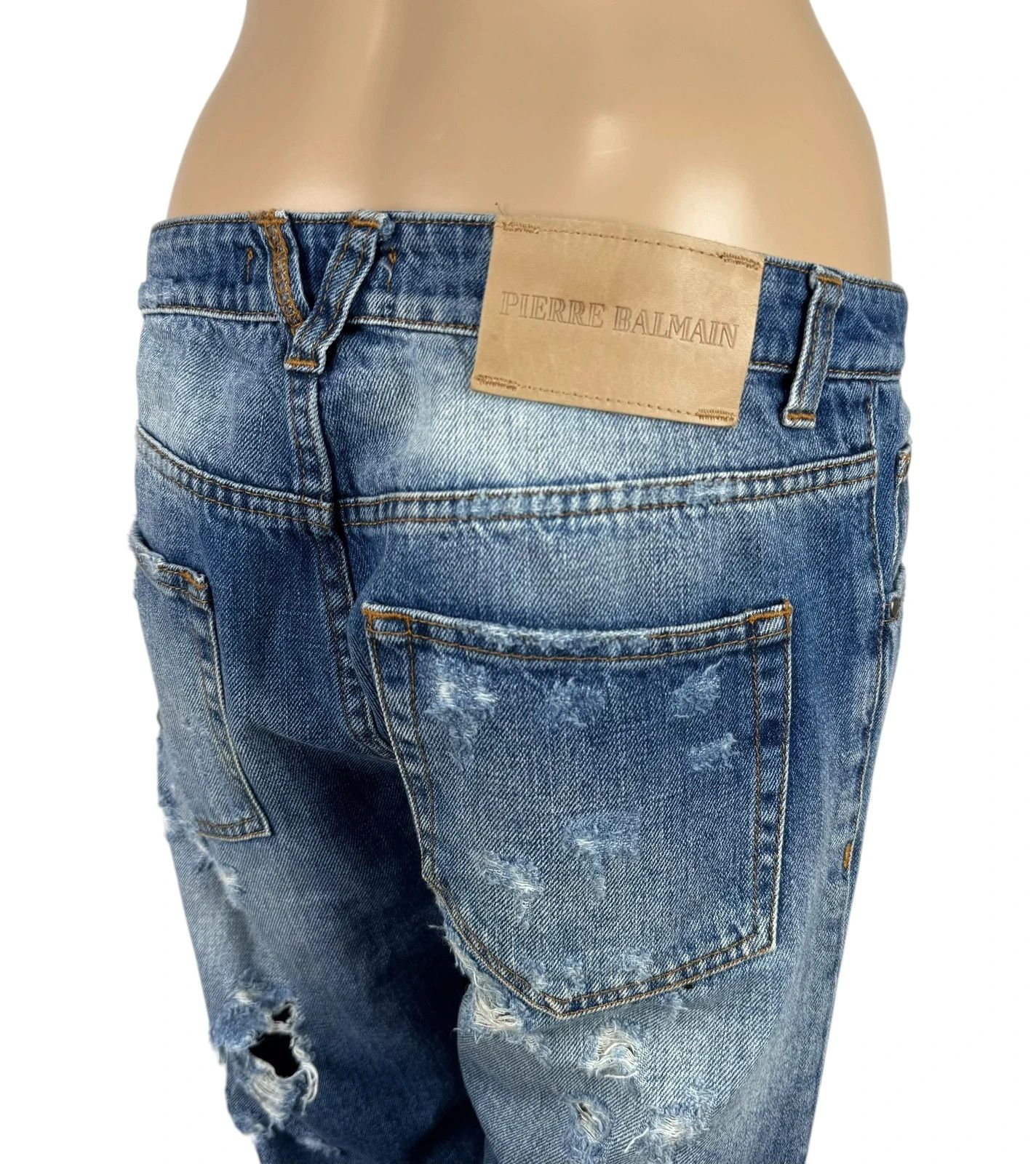 Pierre Balmain Pierre Balmain Ripped Jeans size 27 Size 27" / US 4 / IT 40 - 7 Thumbnail