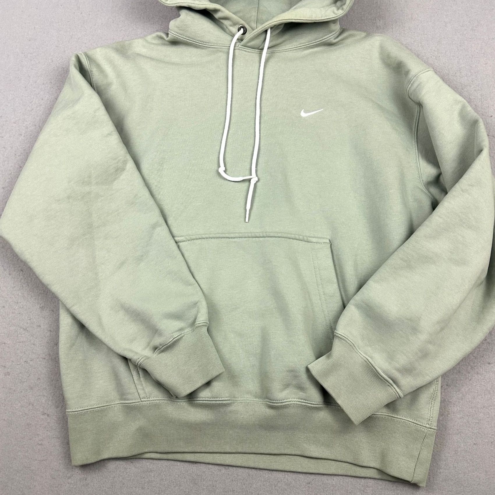 Nike Nike Hoodie Mens Medium Green Heavyweight Pullover Sweatshirt Hoodie Pockets Logo Swoosh Sports Sweatshirt Size US M / EU 48-50 / 2 - 3 Thumbnail