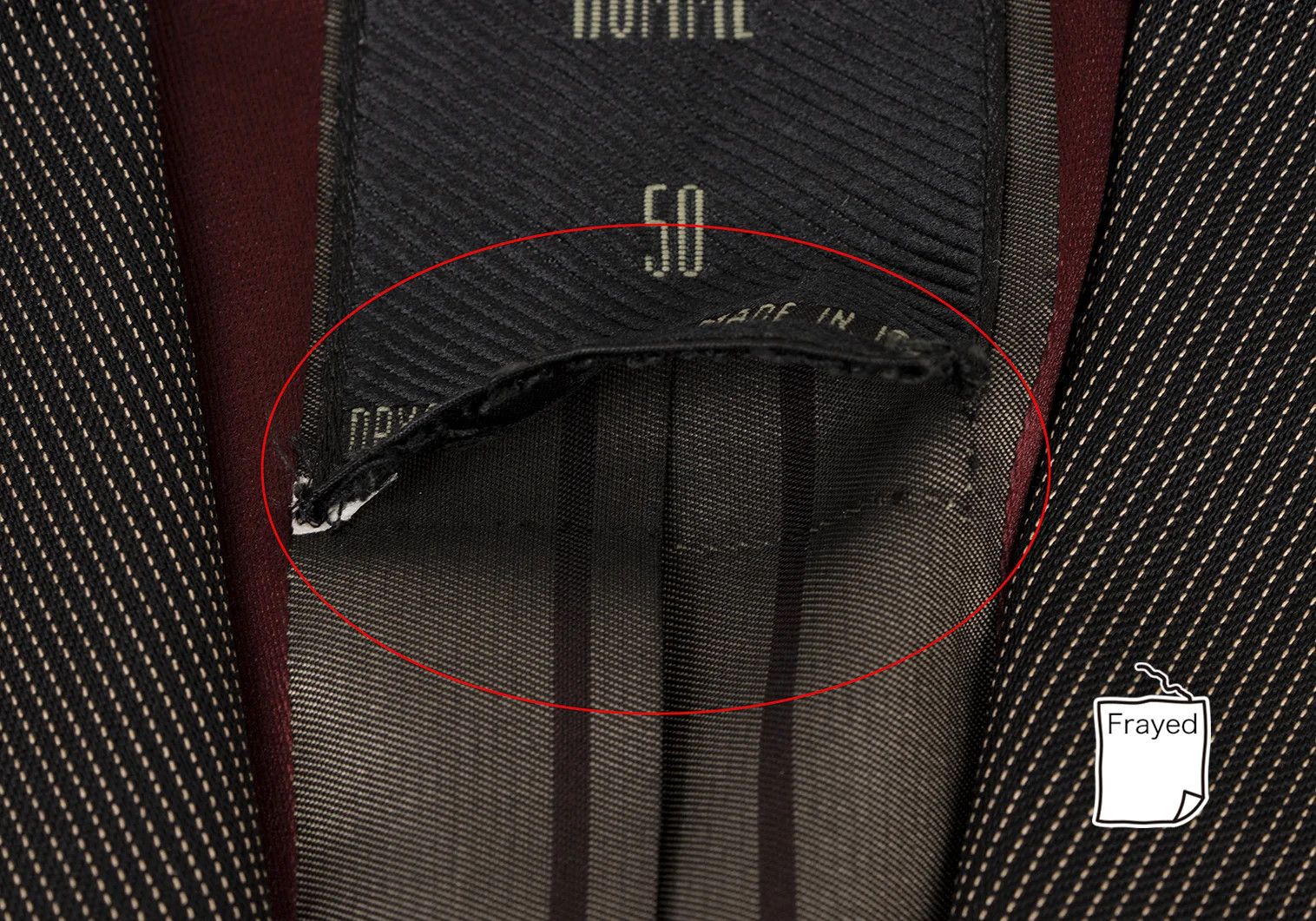 Jean Paul Gaultier Pinstripe Double Jacket in Black Brown, Size 50 Size US M / EU 48-50 / 2 - 4 Thumbnail