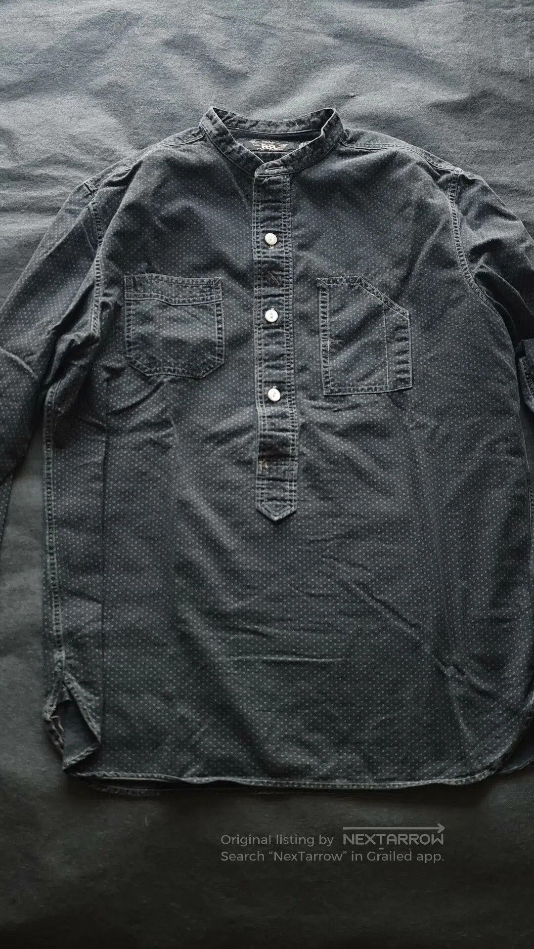 RRL Ralph Lauren RRL Double RL Black Polka Dot Work Shirt. Size US S / EU 44-46 / 1 - 2 Thumbnail