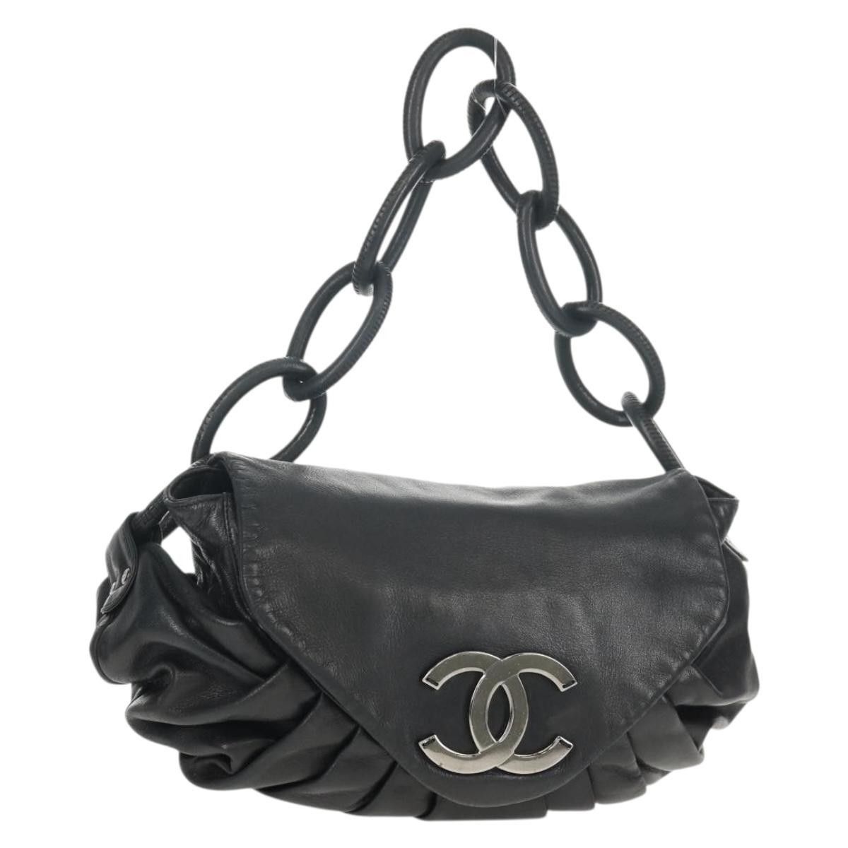 Chanel Chanel CC Rings Flap Bag Pleated Lambskin Size ONE SIZE - 1 Thumbnail
