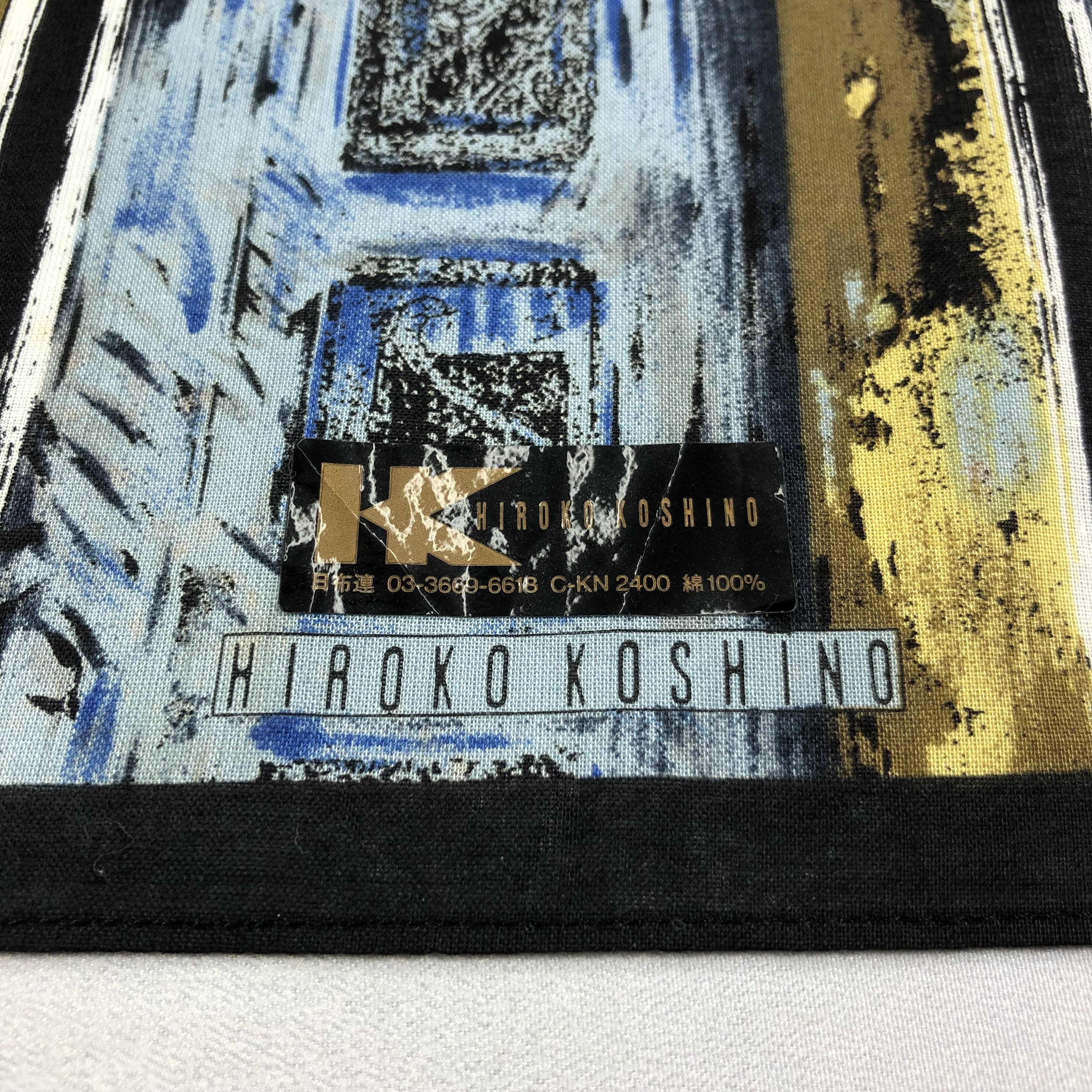 Hiroko Koshino Homme Hiroko Koshino Handkerchief Neckerchief Bandana H1955 Size ONE SIZE - 4 Thumbnail
