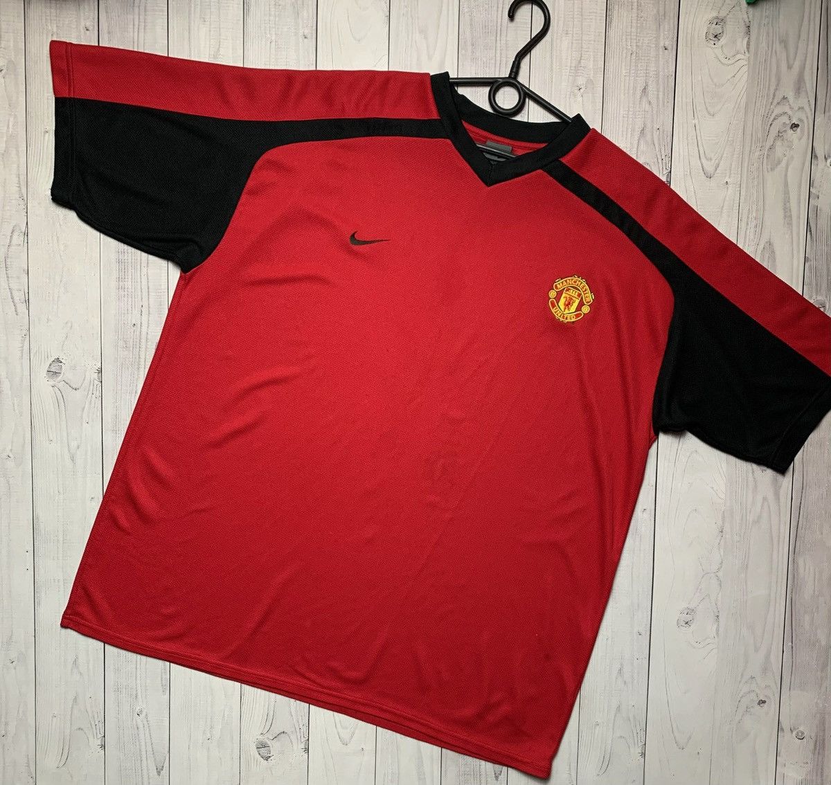 Nike × Vintage Vintage Nike Manchester United soccer jersey size XXL logo Size US XXL / EU 58 / 5 - 1 Thumbnail