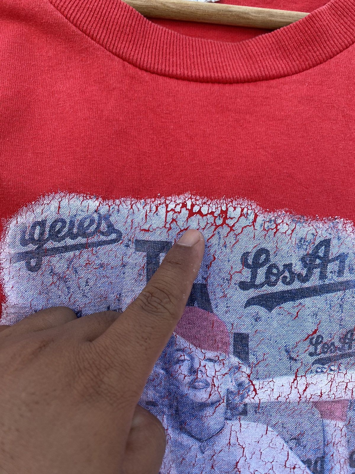 MLB Rare Vintage Marilyn Monroe Los Angeles Angles Tshirt Size US L / EU 52-54 / 3 - 12 Thumbnail