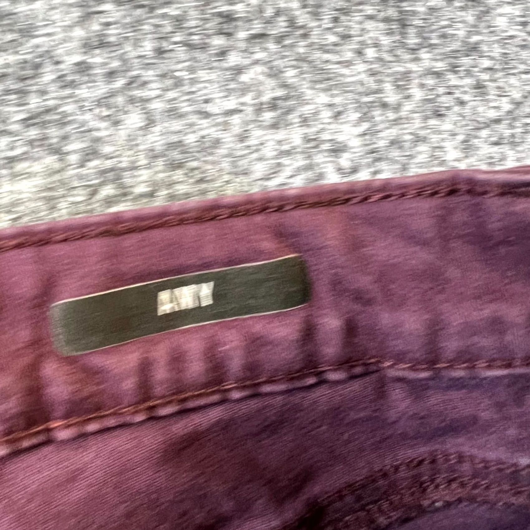 Vintage Bandolino AMY Jeans Women's 12 Burgundy Denim Stretch Straight Leg Streetwear Jeans Size 34" / US 12 / IT 48 - 7 Thumbnail