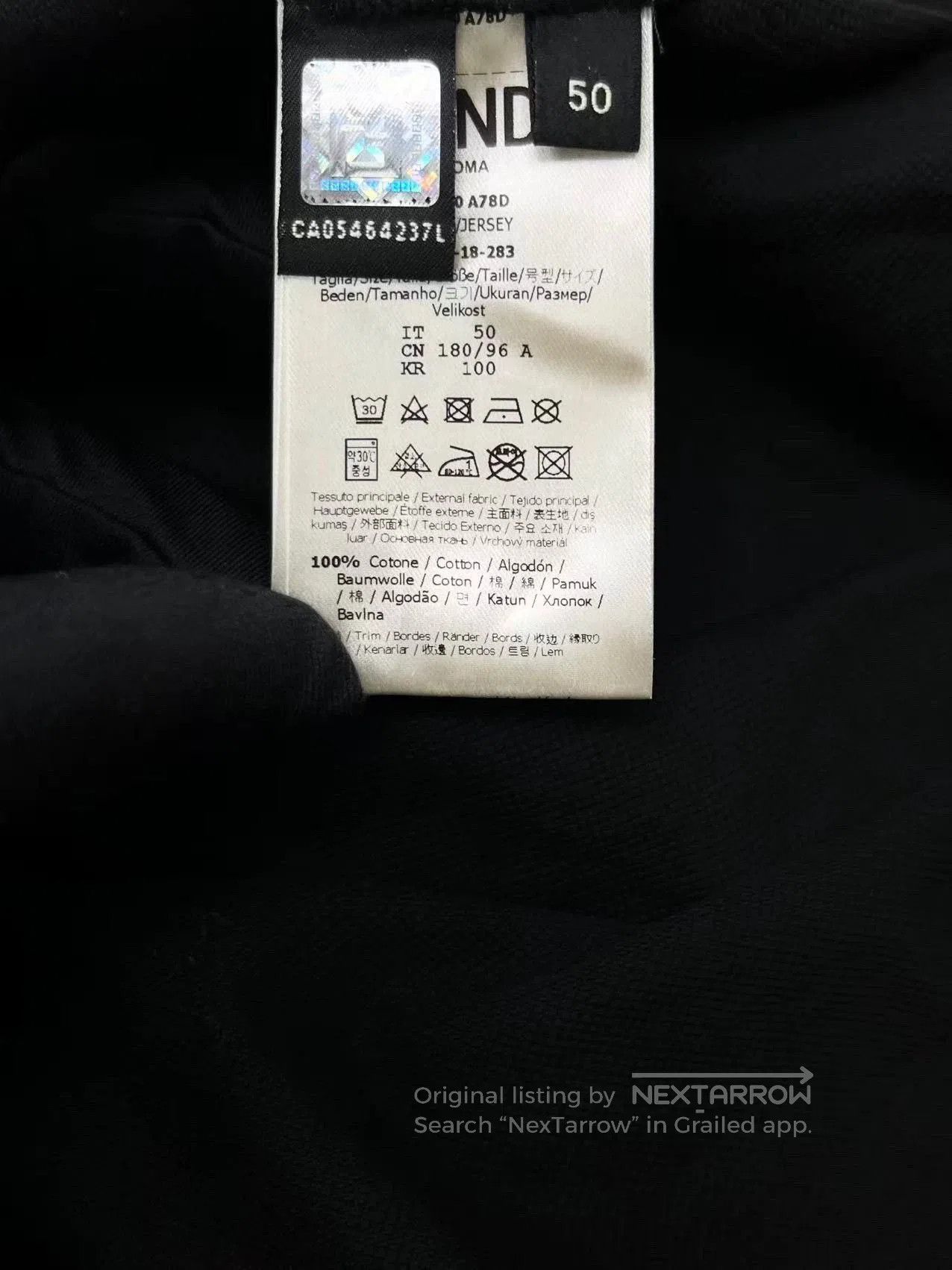 Fendi Fendi Black Embroidered Polo Short Sleeve Shirt. Size US L / EU 52-54 / 3 - 7 Thumbnail