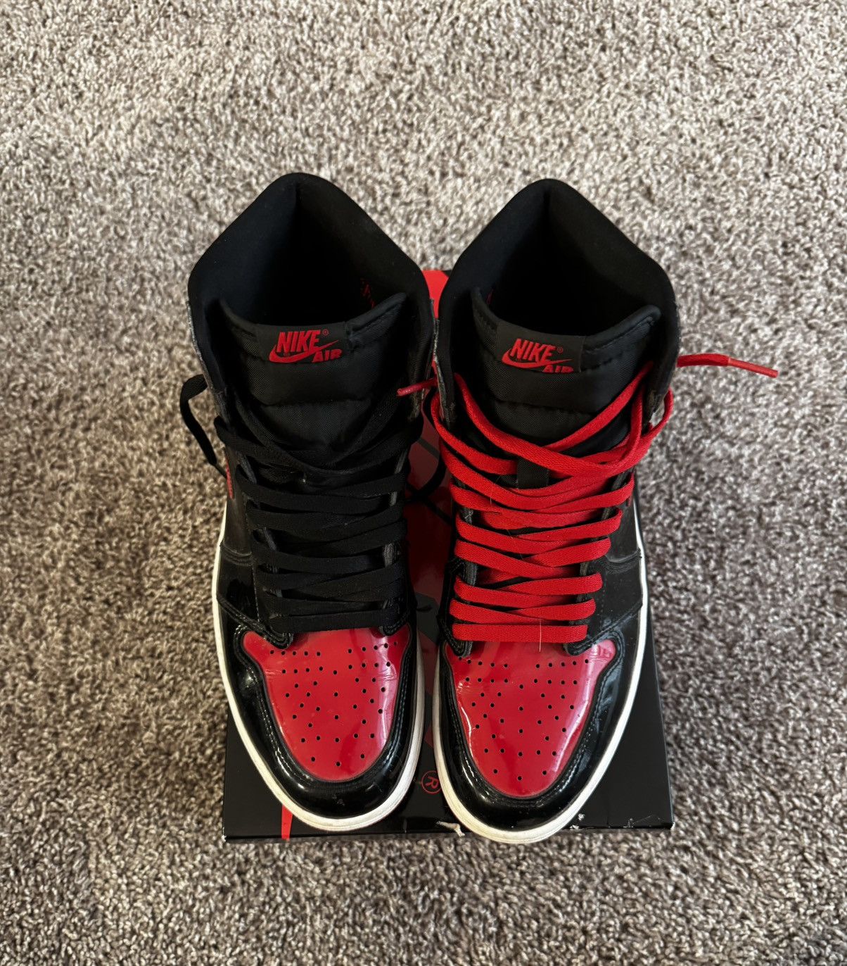 Jordan Brand Jordan 1 Patent Bred Size US 12 / EU 45 - 2 Thumbnail