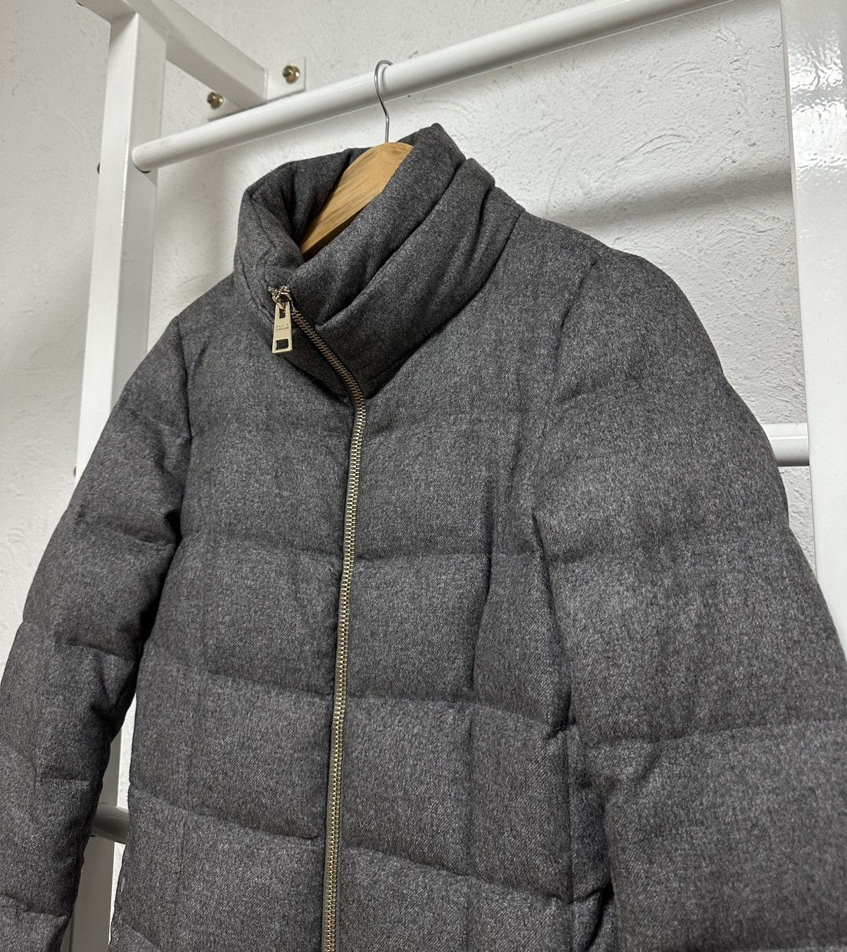 Herno Herno Women’s Down Jacket Coat 100% Wool Gray Italy Size S Size S / US 4 / IT 40 - 2 Thumbnail