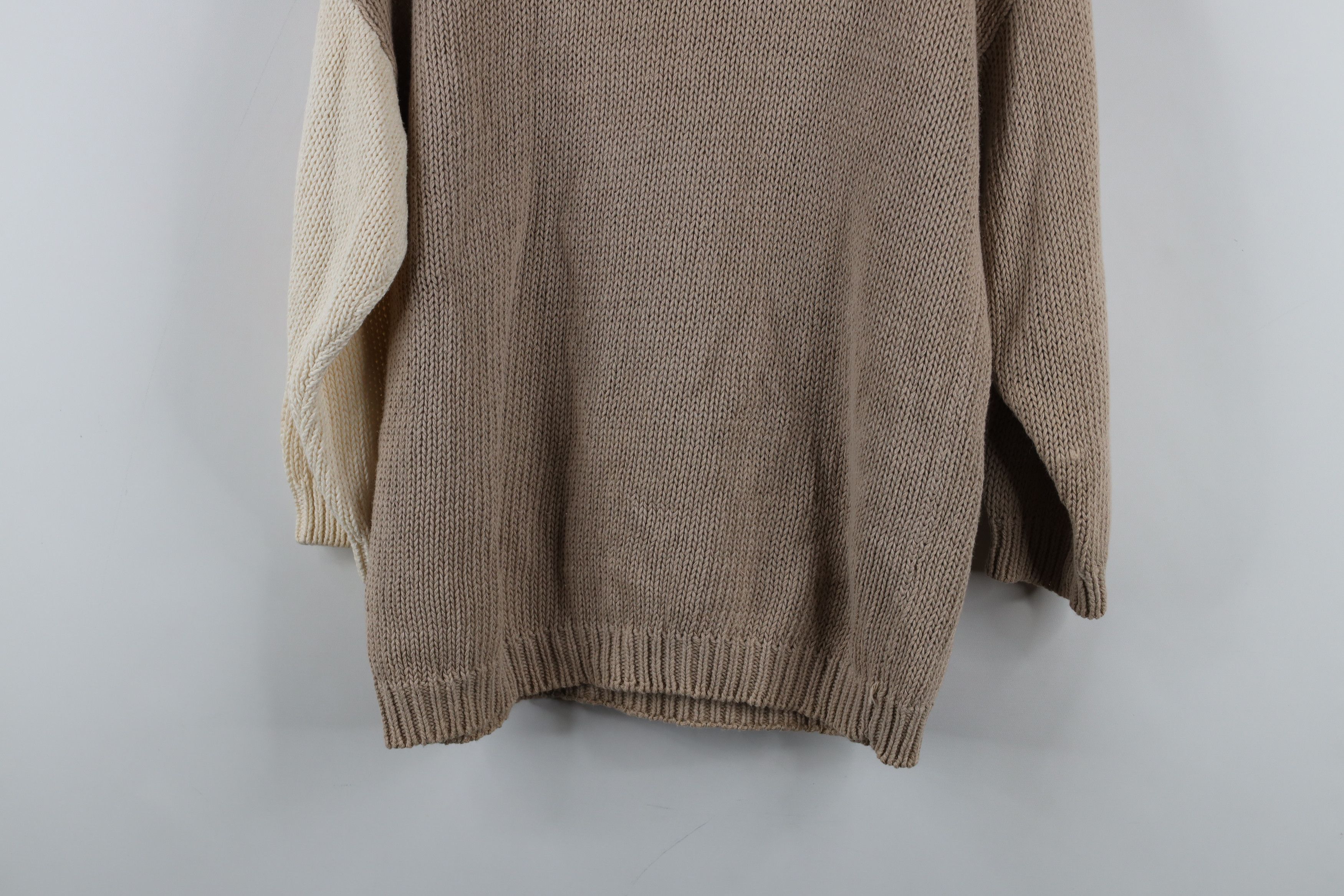 Vintage Vintage 80s Mid Mod Abstract 3/4 Sleeve Knit Sweater Size M / US 6-8 / IT 42-44 - 12 Thumbnail