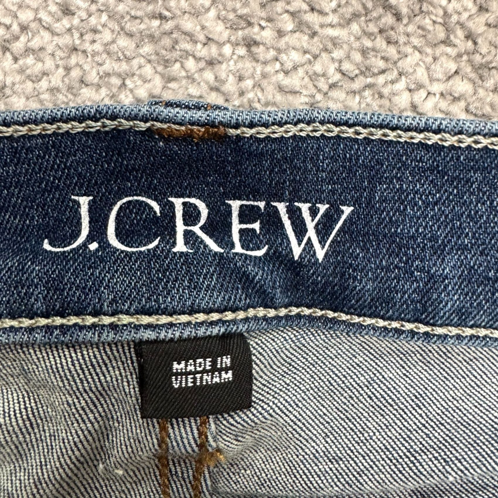 J.Crew J.Crew Jeans Toothpick Denim Skinny 32 Tall Blue Medium Wash Women Regular Fit Vintage No (whether to include vintage) Size 24" / US 00 / IT 34 - 6 Thumbnail