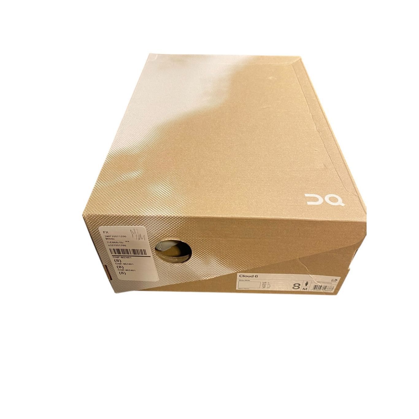 On On Cloud 6 Men’s Sneakers in White Size 8 NIB Small Discolor Size US 8 / EU 41 - 11 Thumbnail