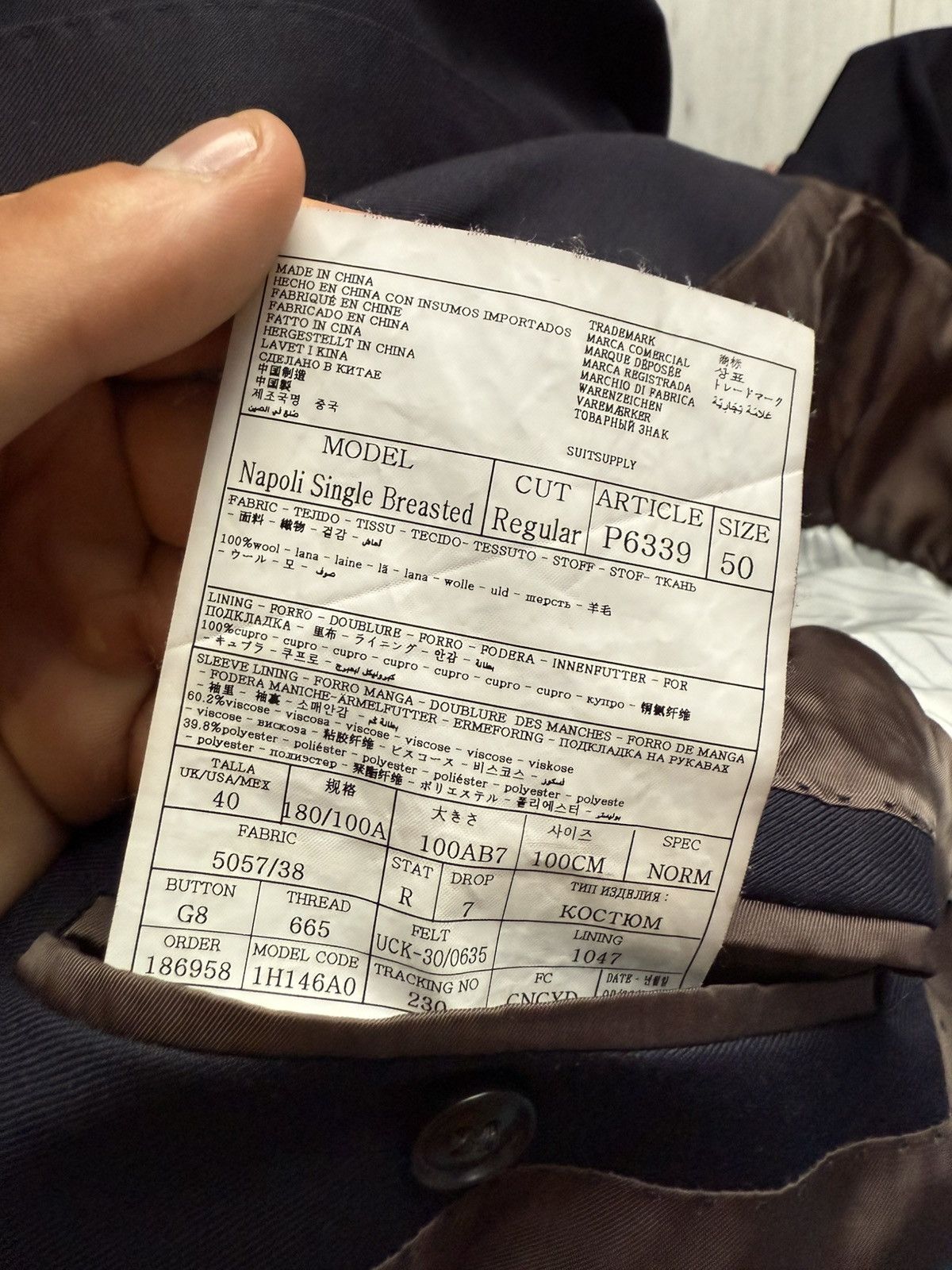 Suitsupply Suitsupply Blazer jacket Size 38L - 8 Thumbnail