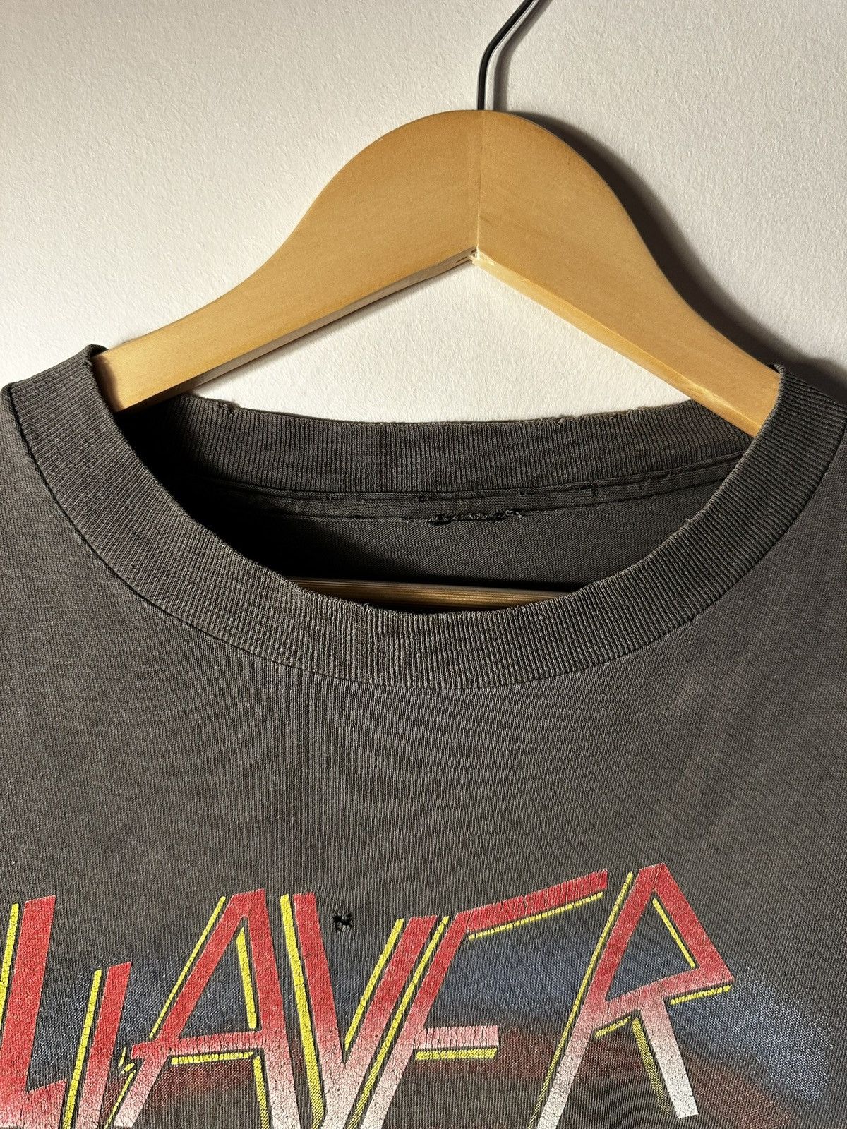 Slayer Vintage 1993 Slayer Tour Tee L Faded Size US L / EU 52-54 / 3 - 5 Thumbnail