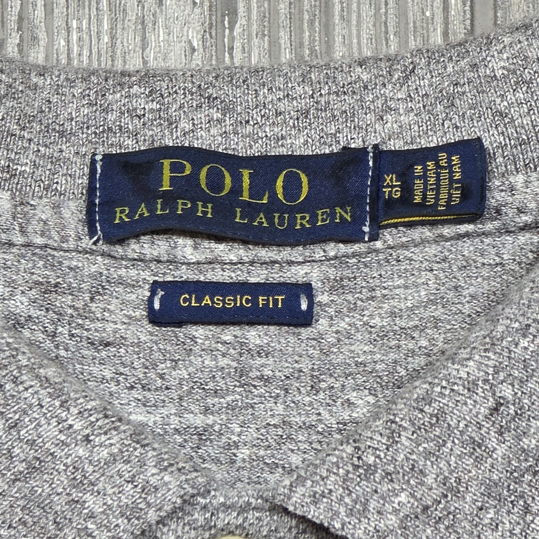 Polo Ralph Lauren Polo Ralph Lauren Polo Shirt XL Heather Gray Short Sleeve Men Pique Black Pony Size US XL / EU 56 / 4 - 7 Thumbnail