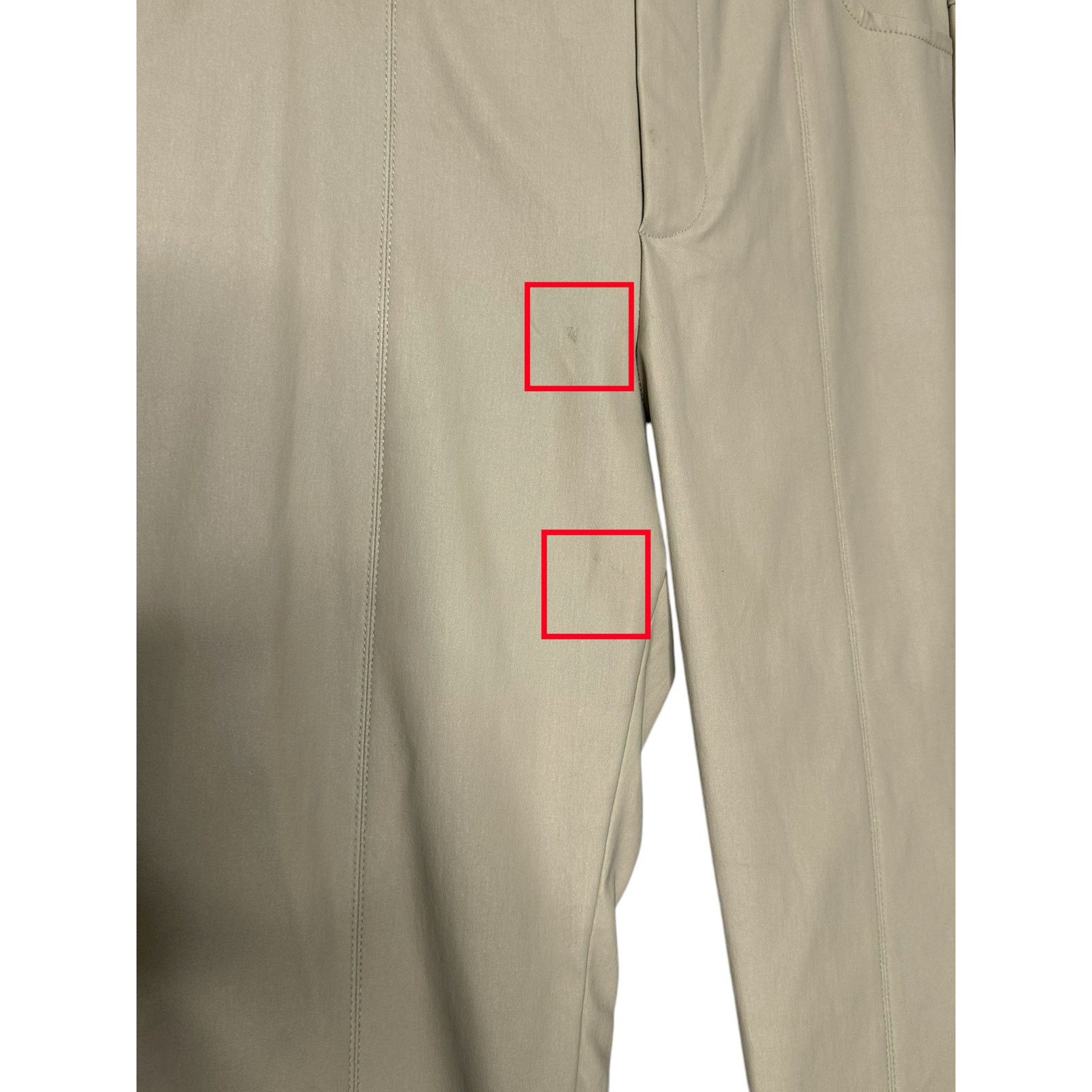 Zara ZARA cream beige vegan leather skinny pants size Medium Size 28" / US 6 / IT 42 - 5 Thumbnail