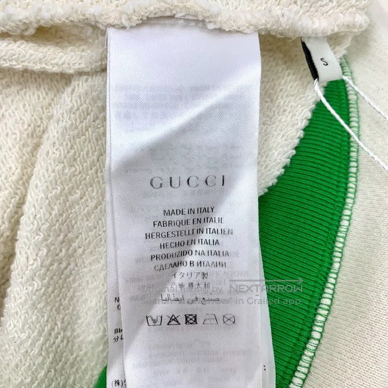 Gucci Gucci Colour-blocked logo letter sequin cotton round-neck Size US S / EU 44-46 / 1 - 7 Thumbnail