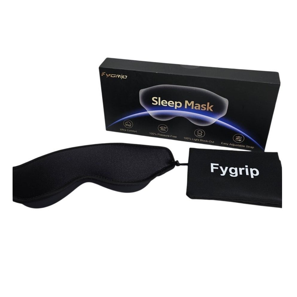 Other Black 3D Eye Mask Sleep Mask Light Block-Out Eye Mask Size ONE SIZE - 1 Thumbnail