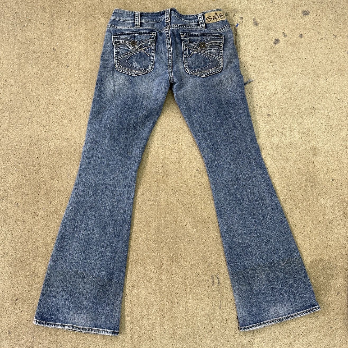 Silver Jeans Co. Silver Jeans Low Rise Bootcut Light Blue Denim Size US 30 / EU 46 - 1 Thumbnail