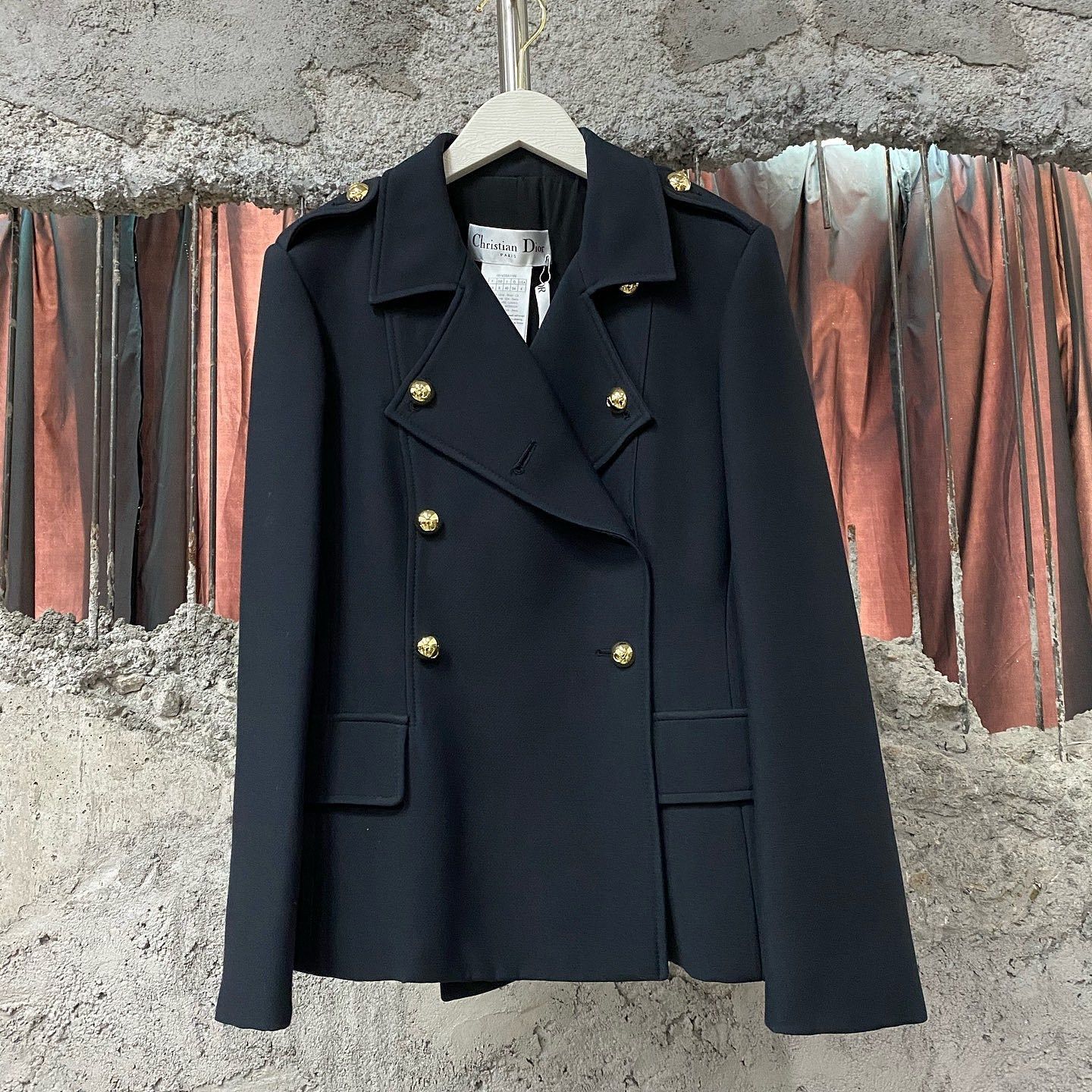 Dior Dior Double Breasted Wool Silk Blazer Size 36 Size XS / US 0-2 / IT 36-38 - 1 Thumbnail