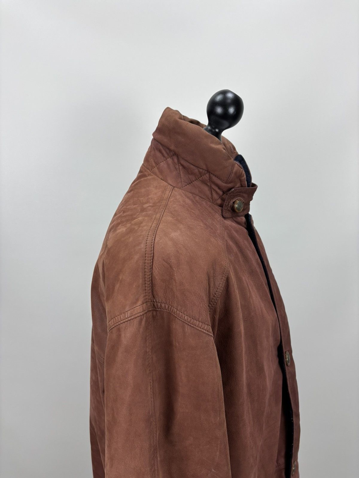 Yves Saint Laurent Mens vintage leather jacket Yves Saint Laurent Size 50 Size US M / EU 48-50 / 2 - 7 Thumbnail