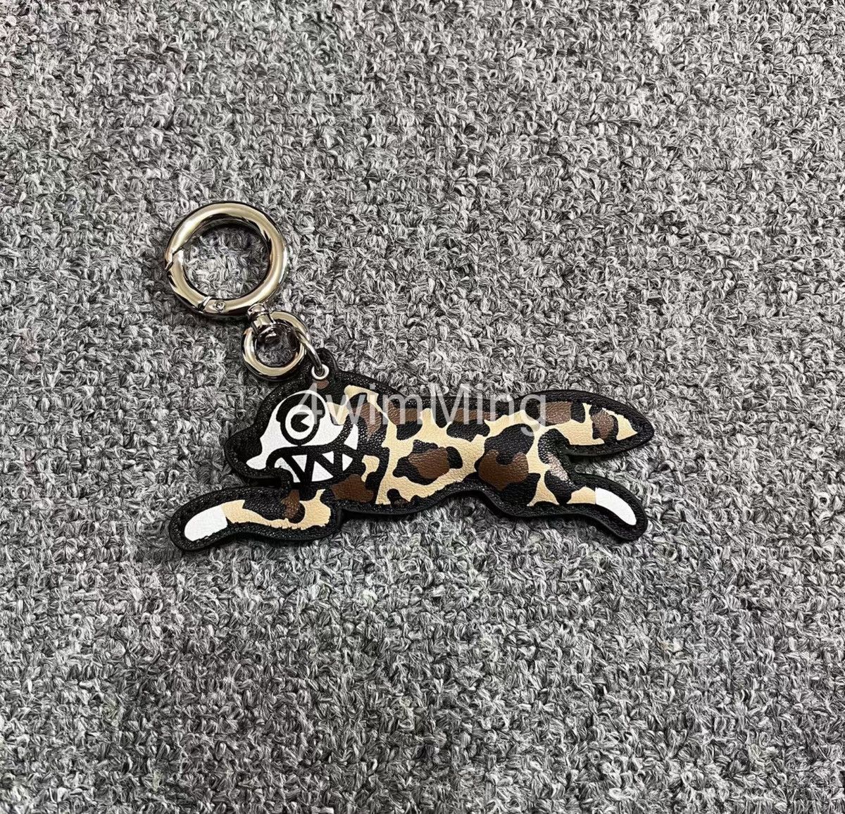 Billionaire Boys Club BBC Leopard Print Running Dog Leather Keychain / Charm Size ONE SIZE - 4 Thumbnail