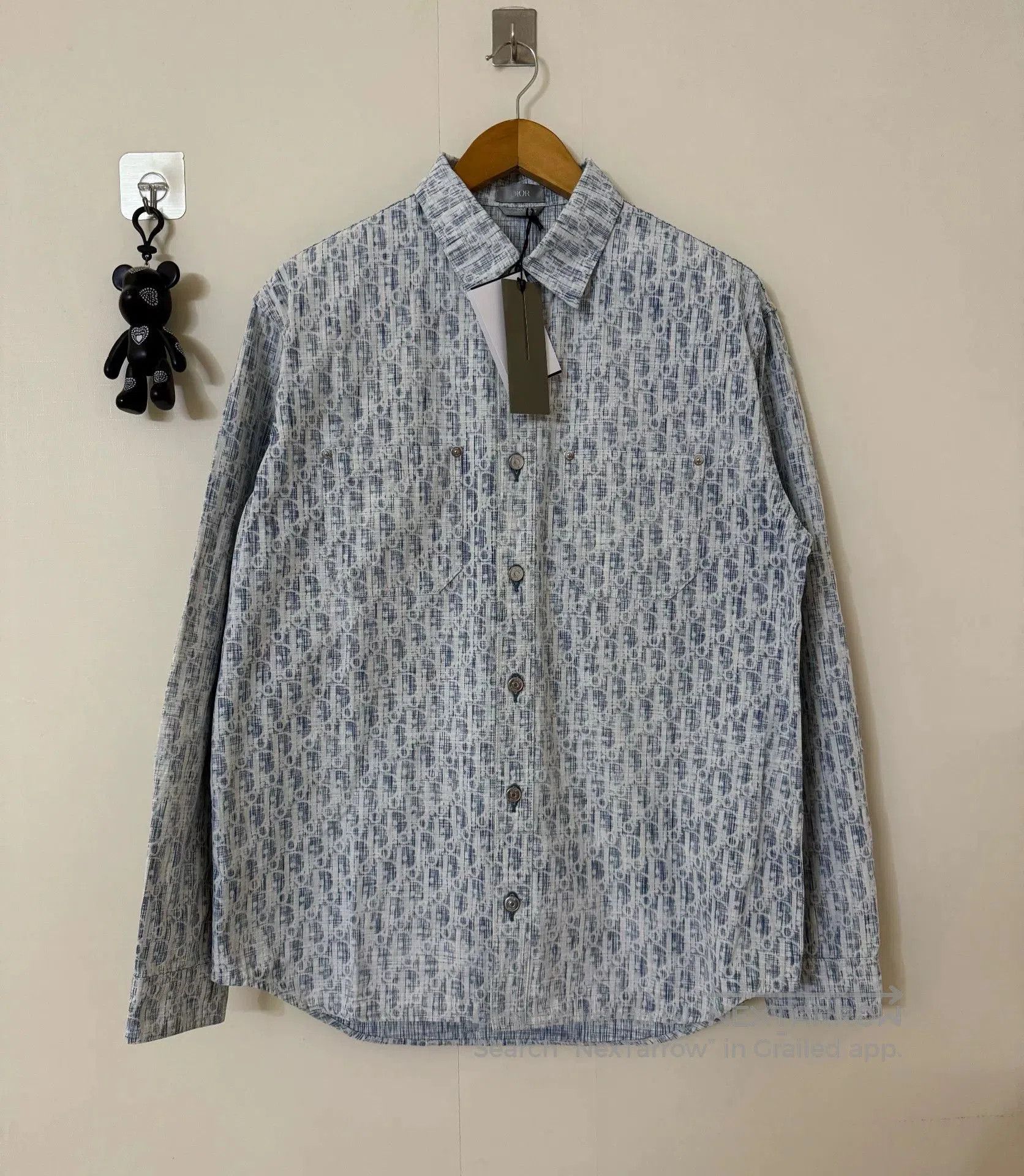 Dior Monogram Denim Shirt for Men.