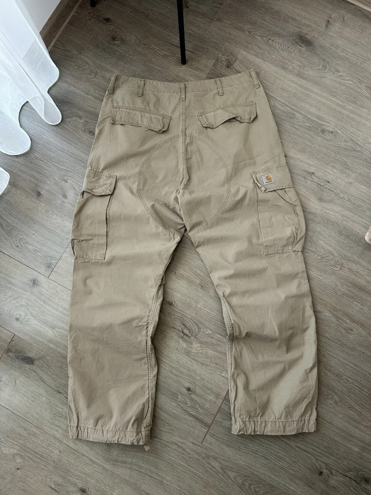 Carhartt Wip Vintage Carhartt Cargo Beige Baggy Pants Size US 36 / EU 52 - 6 Thumbnail
