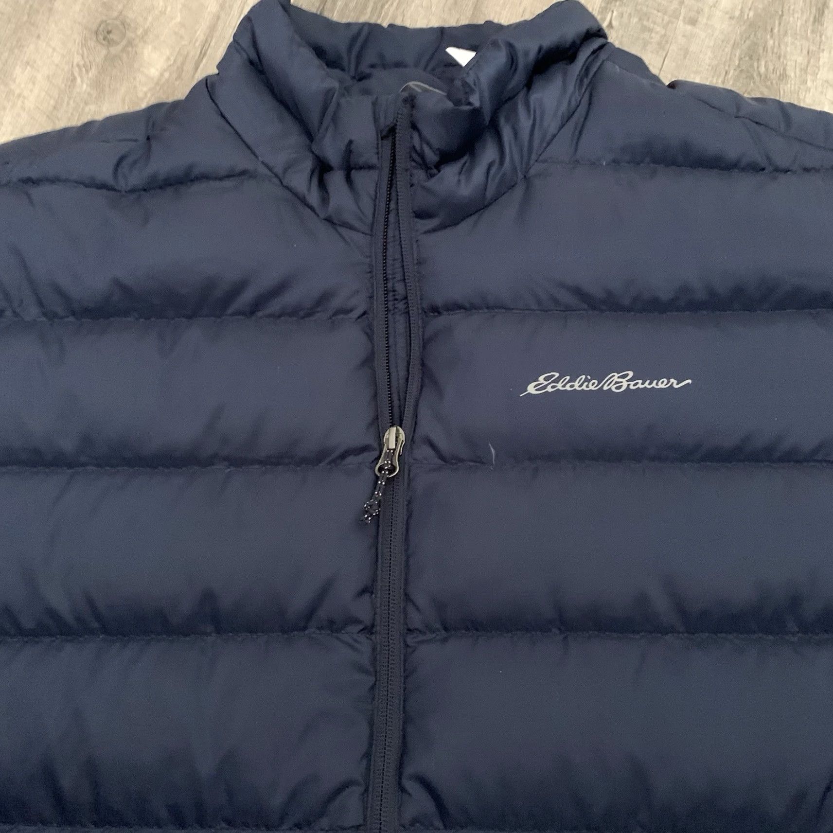 Eddie Bauer Eddie Bauer EB650 Down Puffer Jacket Mens 2XL Navy Blue Packable Stand-Up Collar Regular Fit Size US XXL / EU 58 / 5 - 3 Thumbnail