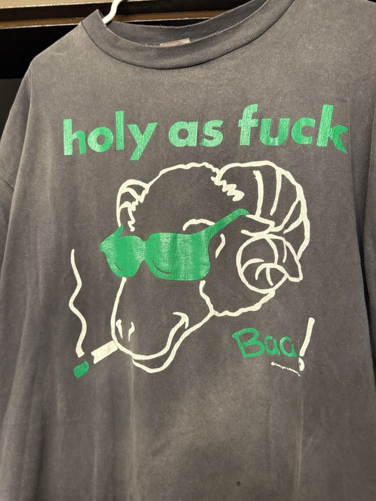 Saint Michael Saint Michael BAA Holy As Fuck Sheep Logo Tee Shirt Multi Size US XXL / EU 58 / 5 - 2 Thumbnail