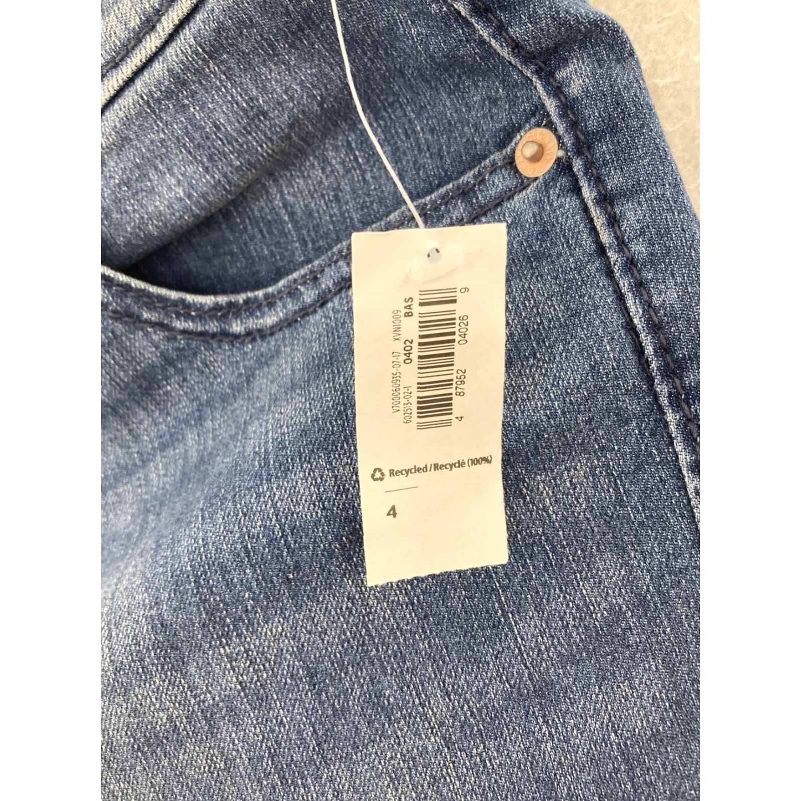 Old Navy Old Navy Jeans - Women Skinny 4 Blue NWT Denim Stretch 5-Pocket Slim RockStar Size 27" / US 4 / IT 40 - 7 Thumbnail