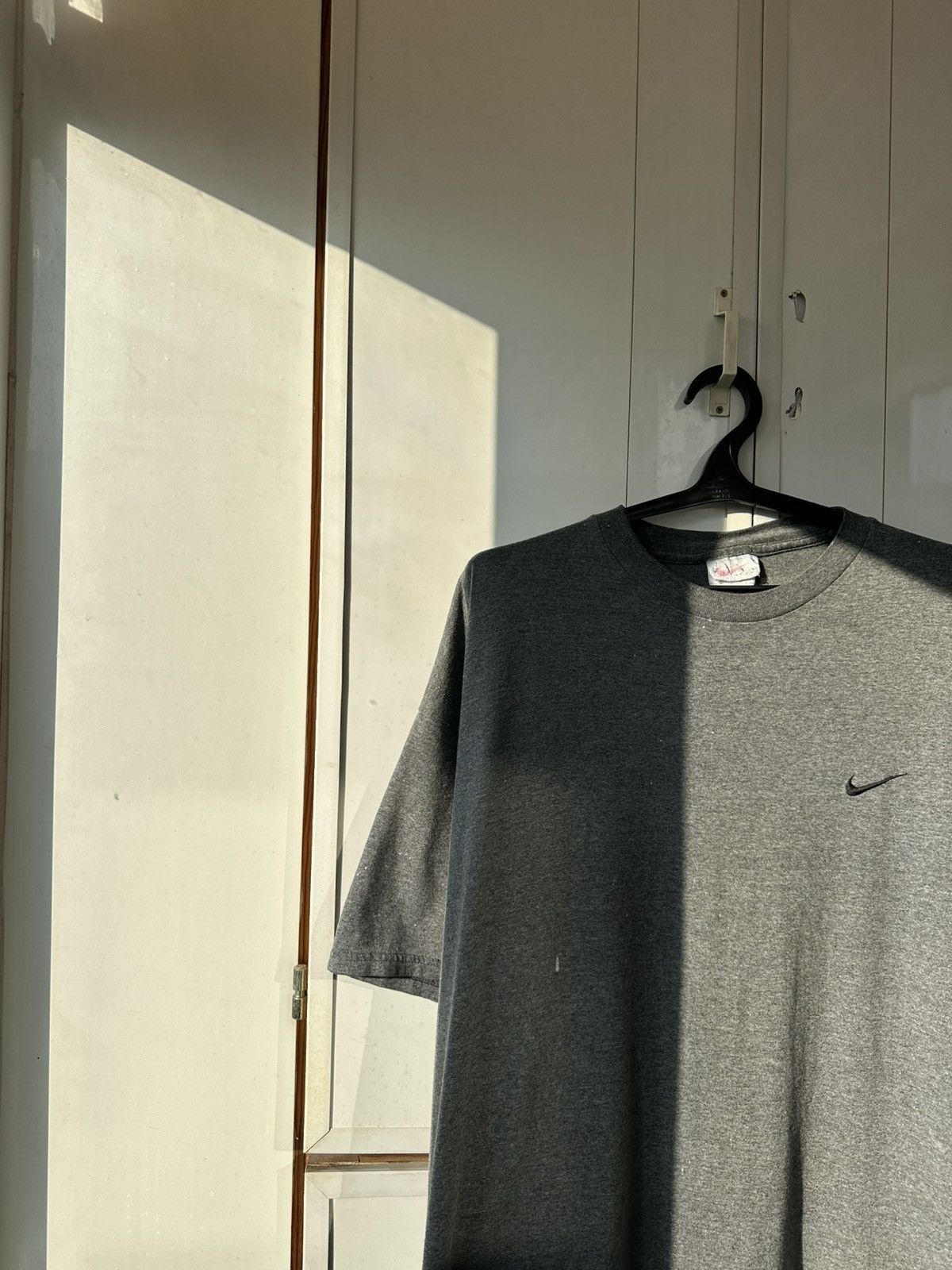 Nike Vintage Nike Oversize T-shirt Black Swoosh Size US XL / EU 56 / 4 - 3 Thumbnail