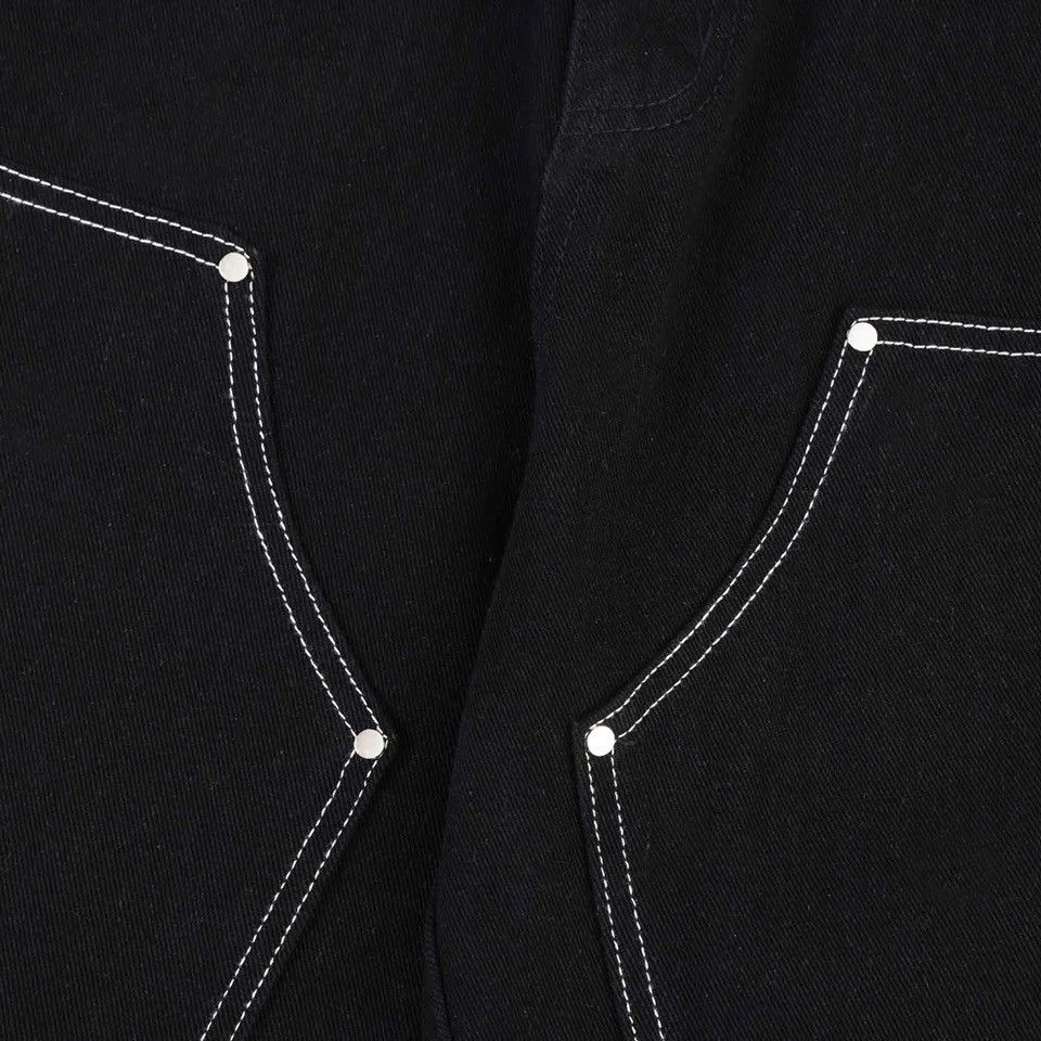 Vintage Graphic Jeans Men Y2k Flower Vaqueros Embroidery Patchwork Size US 32 / EU 48 - 6 Thumbnail
