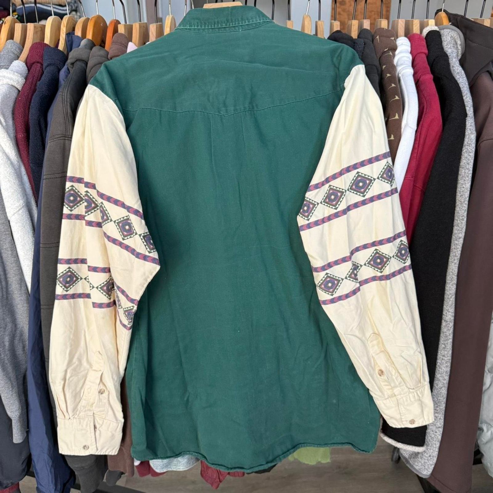 Roper Vintage 90s Roper Button Down Shirt With Aztec Pattern Size US XXL / EU 58 / 5 - 6 Thumbnail