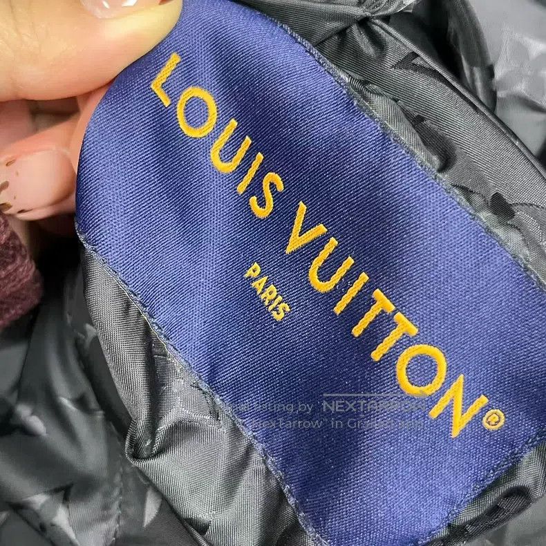 Louis Vuitton 24 Newest Black Solid Reversible Nylon Jacke