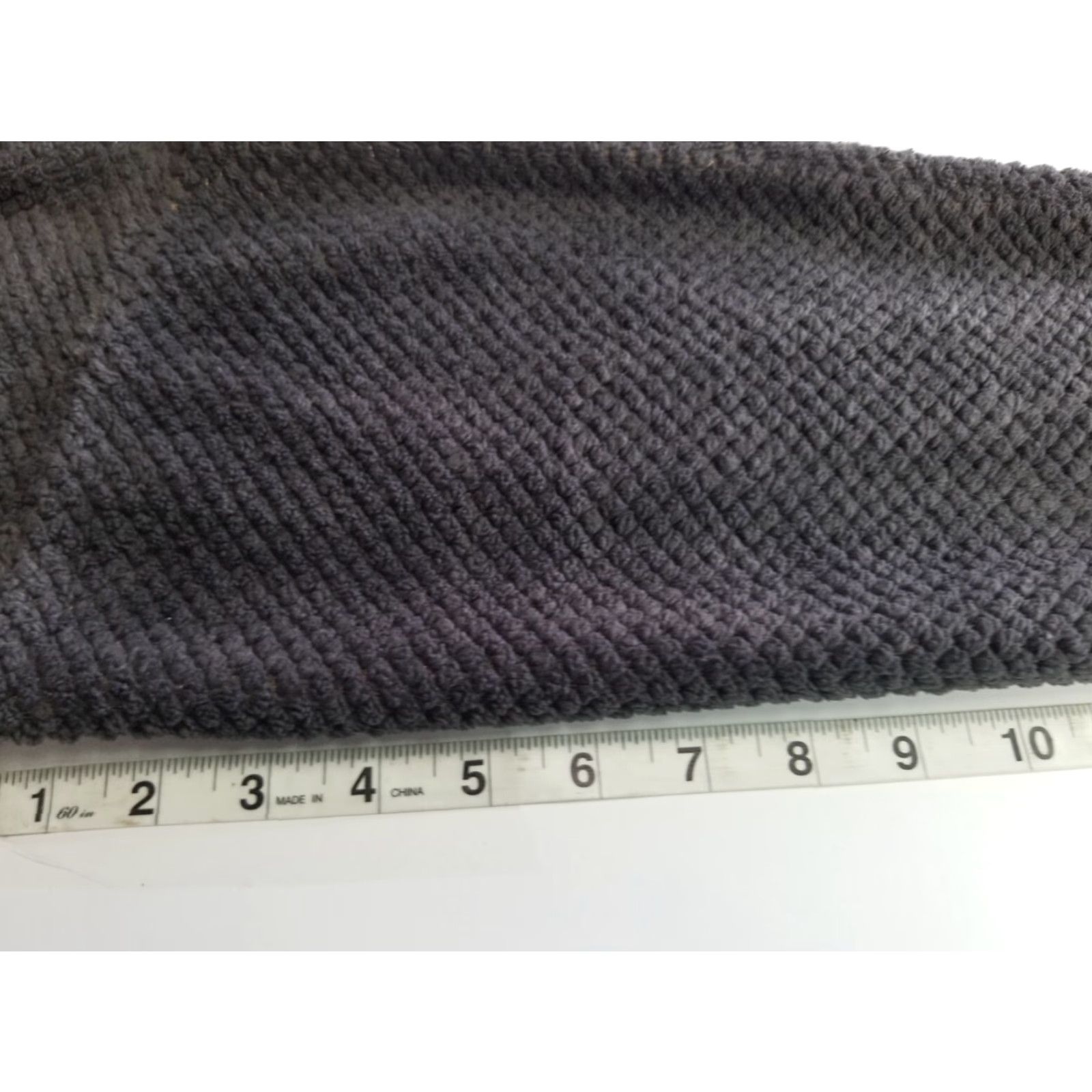 Vintage Stan Herman Robe Women Large Gray Velour Zip-Up Pockets Plush Mock Neck Long Sleeve Polyester Size ONE SIZE - 7 Thumbnail