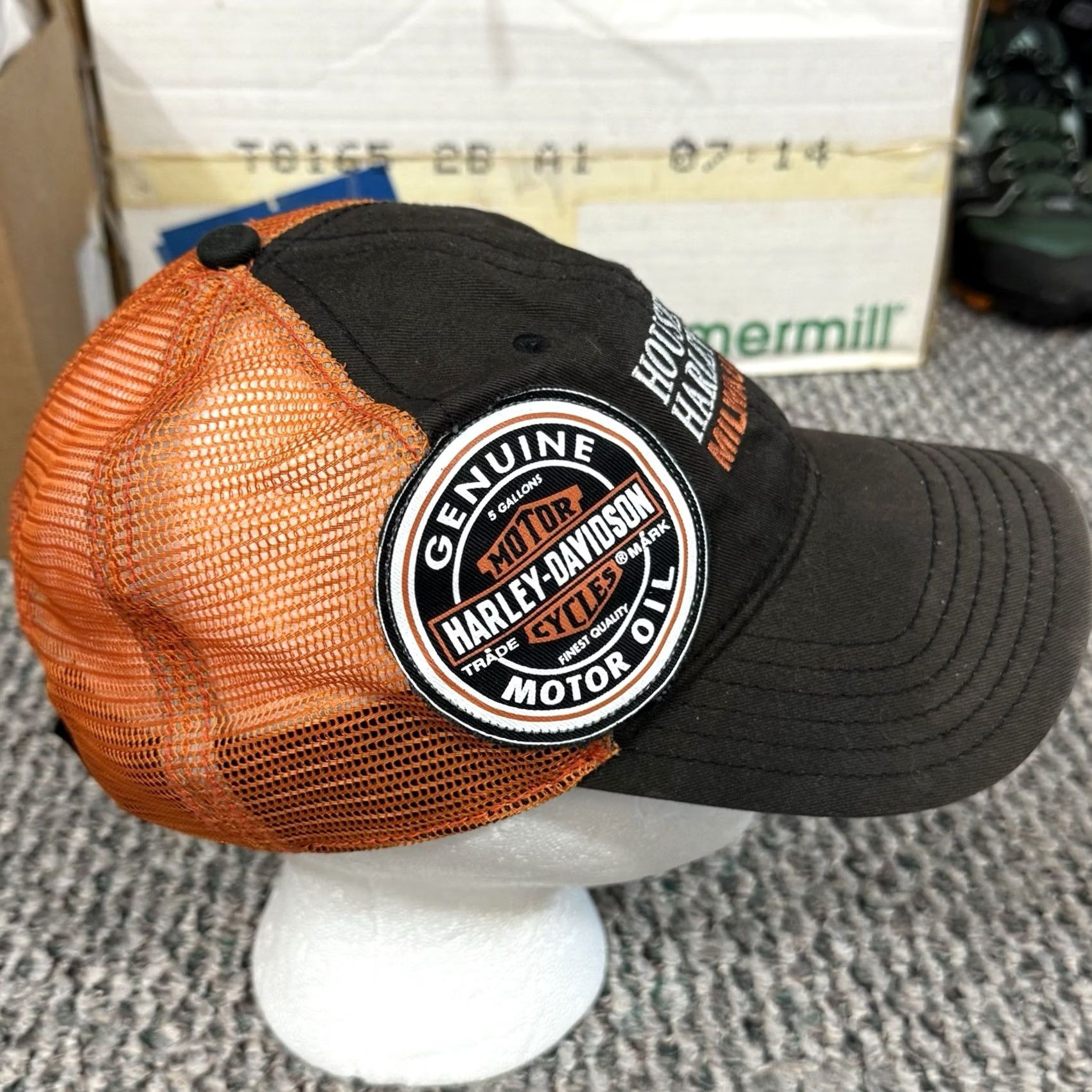 Harley Davidson VINTAGE Harley Davidson Screamin Eagle Hat Men’s Strapback Biker Motorcycle Size ONE SIZE - 5 Thumbnail